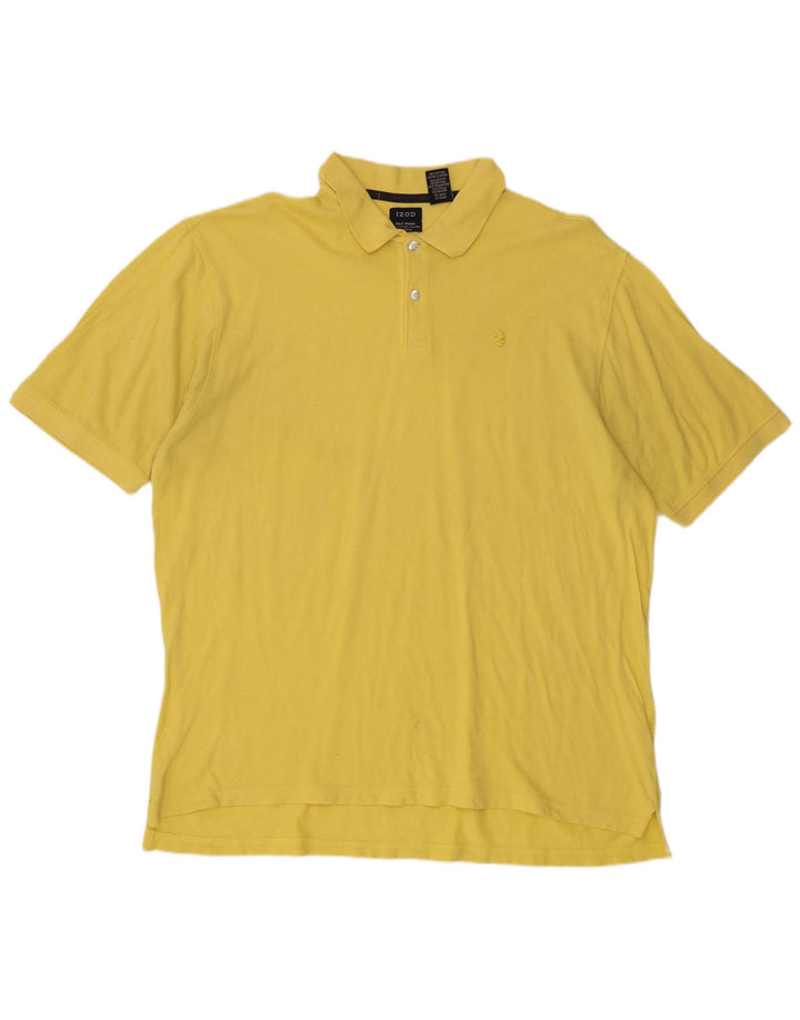 Izod Herren Poloshirt XL Gelb Baumwolle