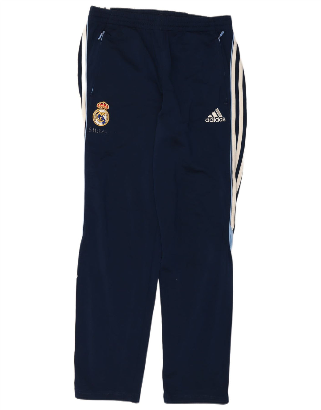 ADIDAS Herren Real Madrid Trainingshose UK 38/40 Mittel Marineblau