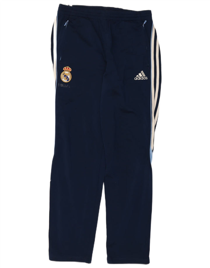 ADIDAS Herren Real Madrid Trainingshose UK 38/40 Mittel Marineblau