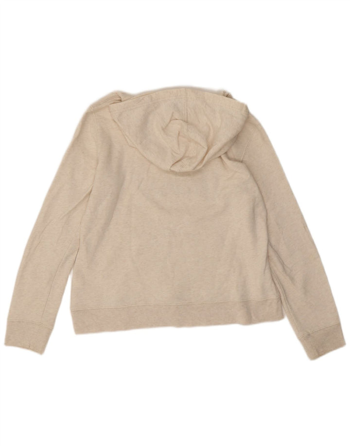 Gap Damen-Pullover mit grafischem Kapuzenpullover, Gr. 14, Mittelweiß