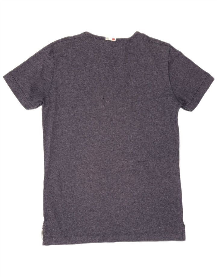 Puma Herren Italia Graphic T-Shirt Top Medium Marineblau