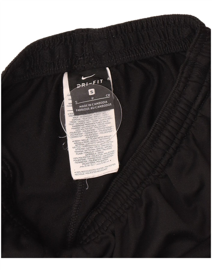 Nike Damen Dri Fit Trainingshose UK 8 Small Schwarz Polyester