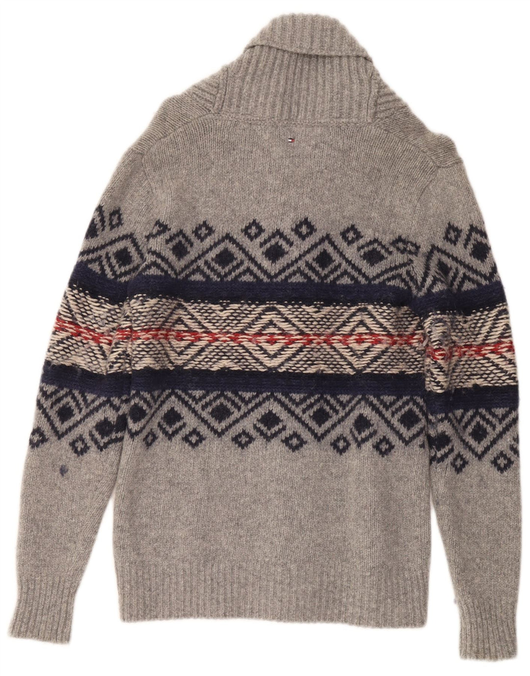 TOMMY HILFIGER Strickjacke für Jungen, 15–16 Jahre, Grau, Fair Isle