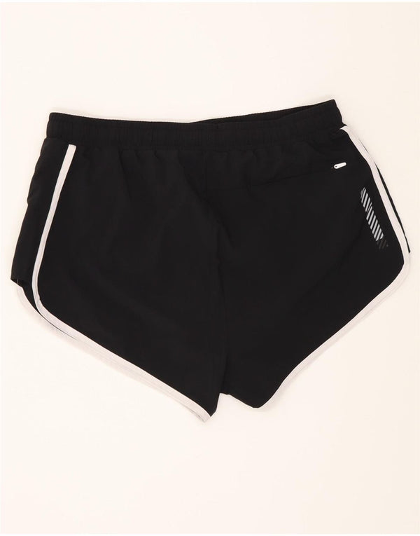 Superdry Damen Sportshorts UK 16 Large Schwarz Polyester