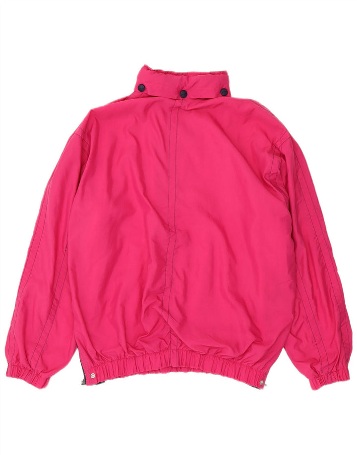 Ellesse Herren Kapuzenpullover Regenjacke UK 38 Mittelrosa