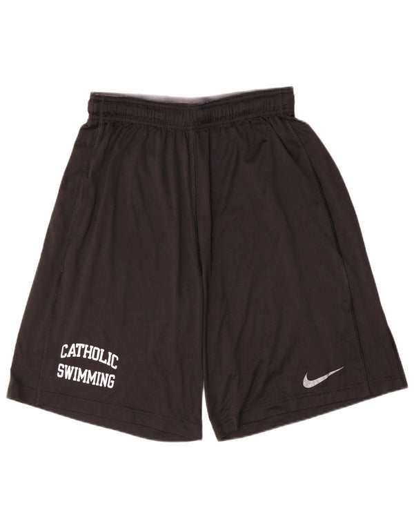 Nike Herren Dri Fit Graphic Sport Shorts Mittelschwarzes Polyester