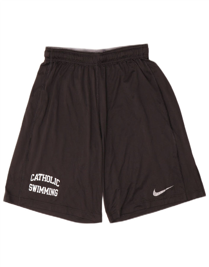 Nike Herren Dri Fit Graphic Sport Shorts Mittelschwarzes Polyester