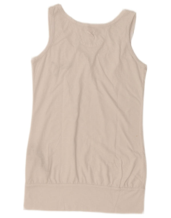 Puma Damen Weste Top UK 10 Small Weiß Polyester