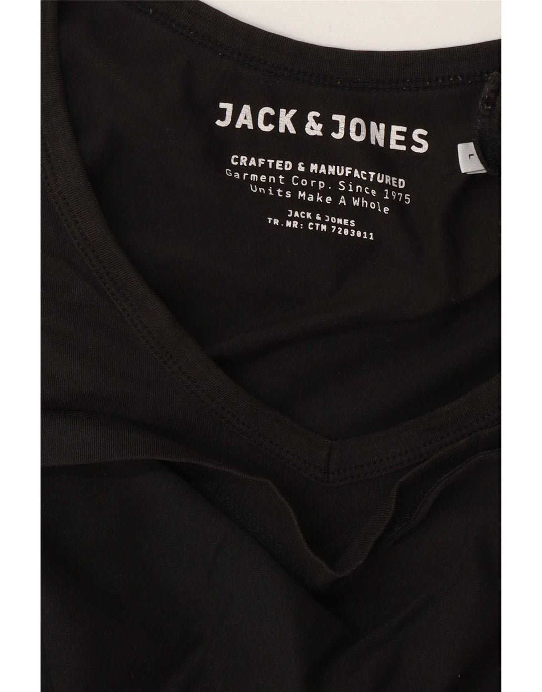 Jack & Jones Herren T-Shirt Top Large Schwarz