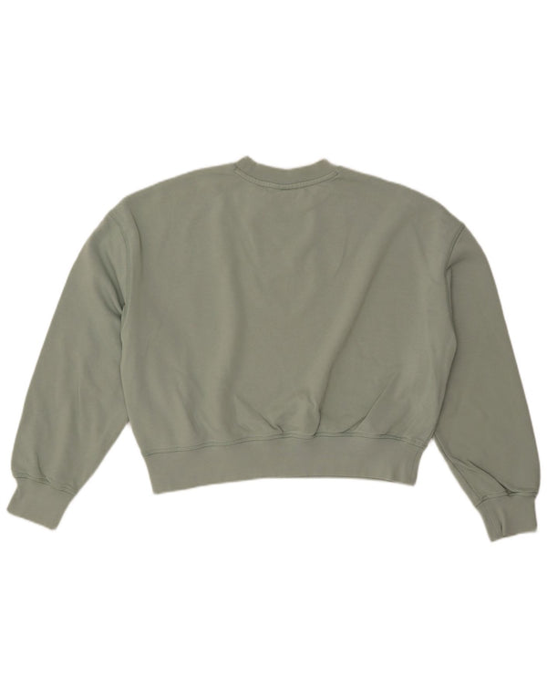 DICKIES Damen-Sweatshirt mit übergroßem, bauchfreiem Grafikmuster, Gr. 14, Mittelgrün