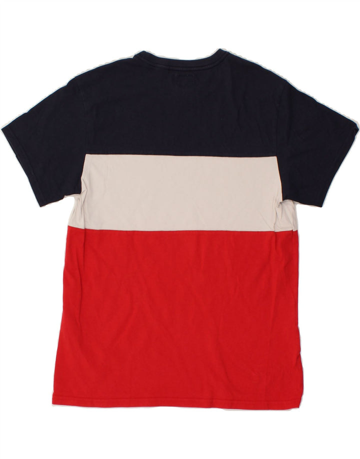 LEVI'S Mens Graphic T-Shirt Top Small Multicoloured Colourblock Cotton Vintage Levi's and Second-Hand Levi's from Messina Hembry 