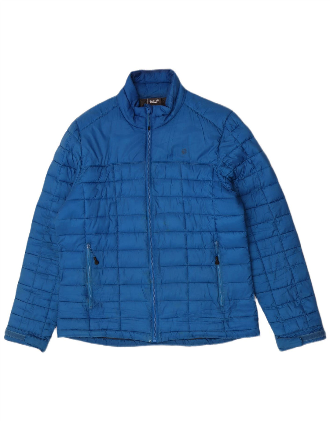 Jack Wolfskin Herren Wattierte Jacke UK 36/38 Small Blau Polyester