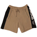 Adidas Herren Graphic Sport Shorts Mittelbeige Colourblock-Baumwolle