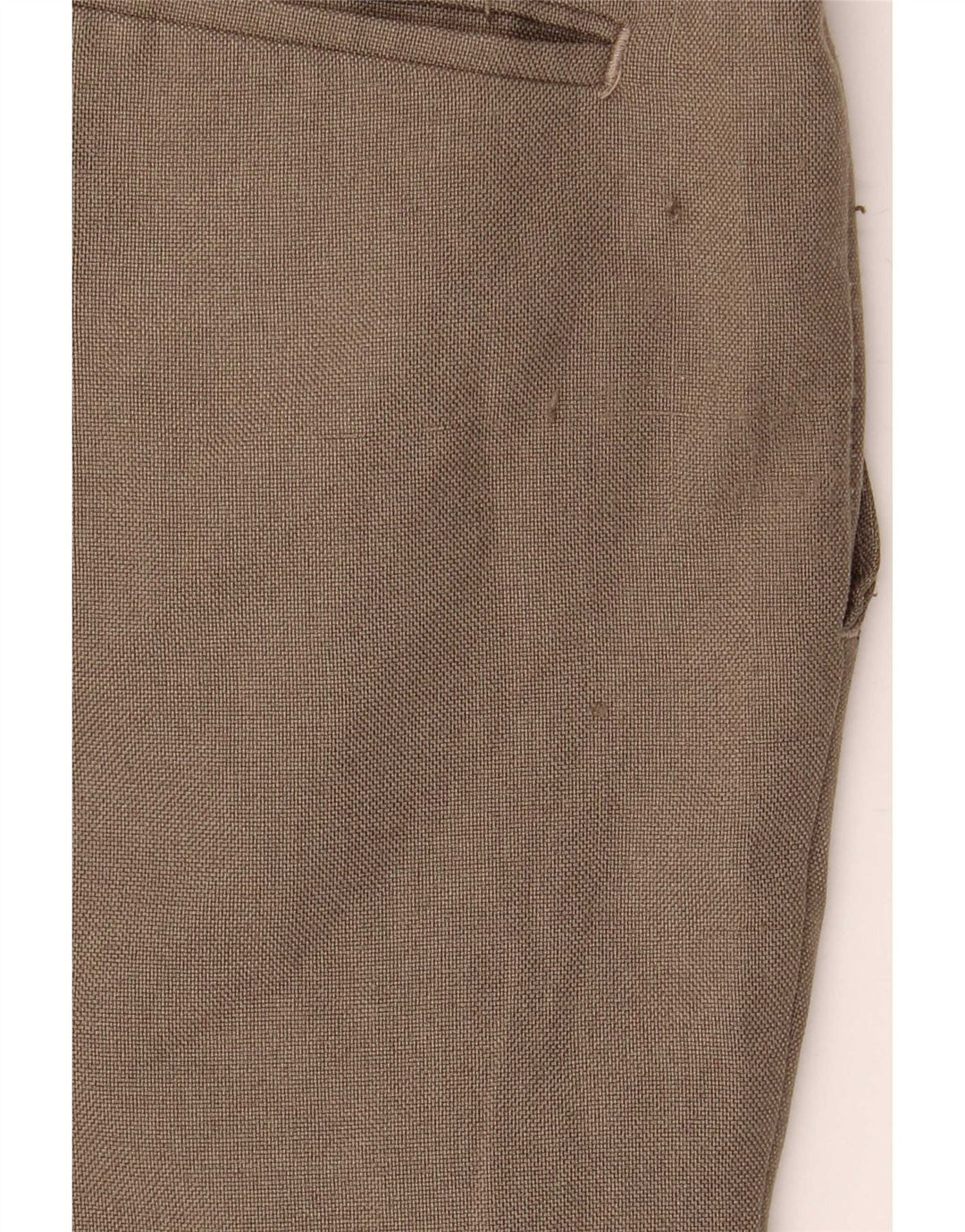 Farah Herren-Anzughose mit Pegged-Anzug, W42, L30, braunes Polyester