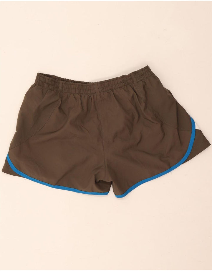 Nike Herren-Sportshorts, groß, braunes Farbblock-Polyester