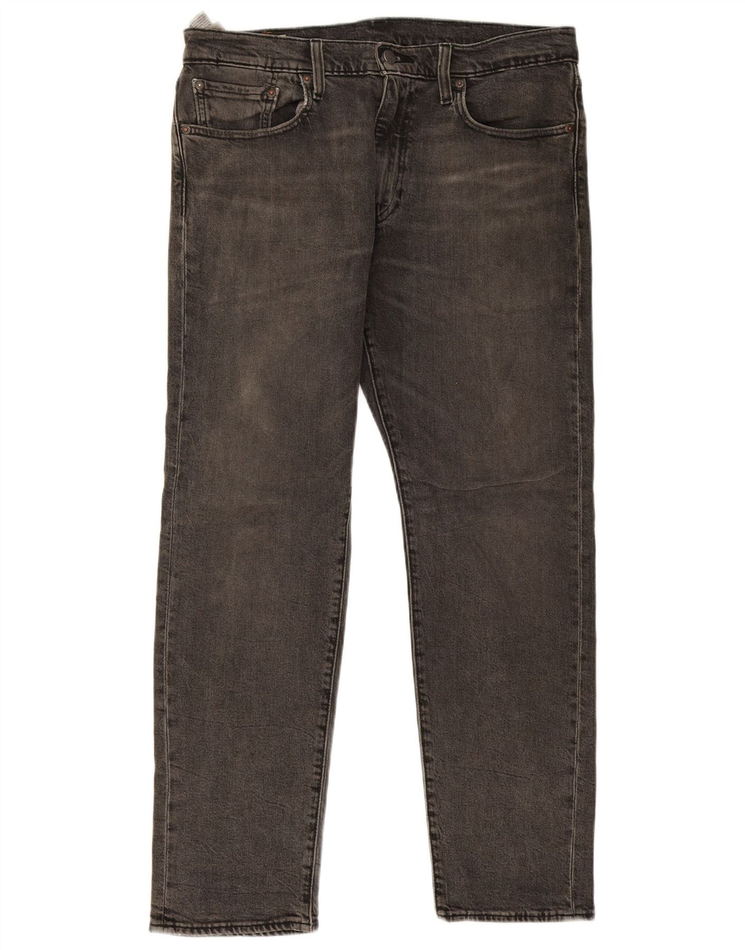 Levi's Herren 502 Tapered Jeans W32 L30 Graue Baumwolle