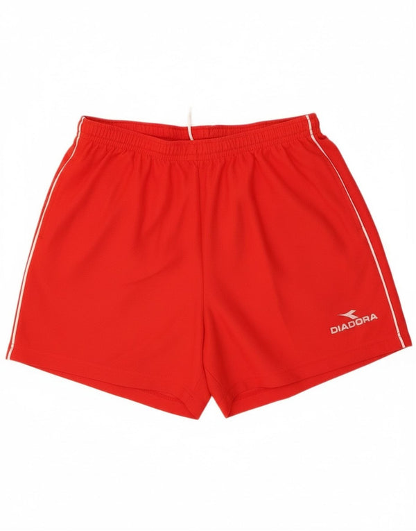 Diadora Herren Sportshorts XL Rot Polyester