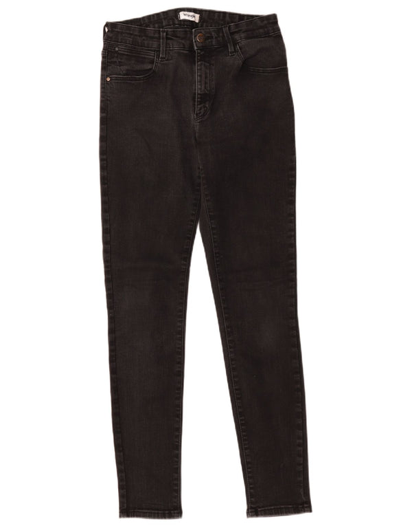 Wrangler Damen Skinny Jeans W30 L32 Schwarze Baumwolle