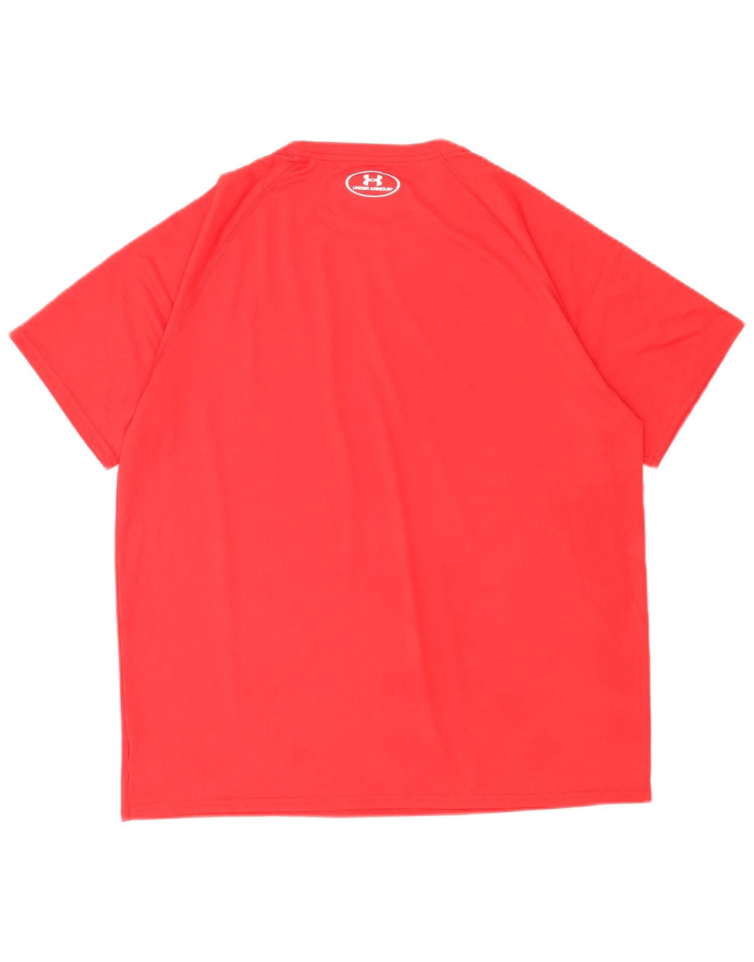 Under Armour Herren Heat Gear T-Shirt Top Large Rot Polyester