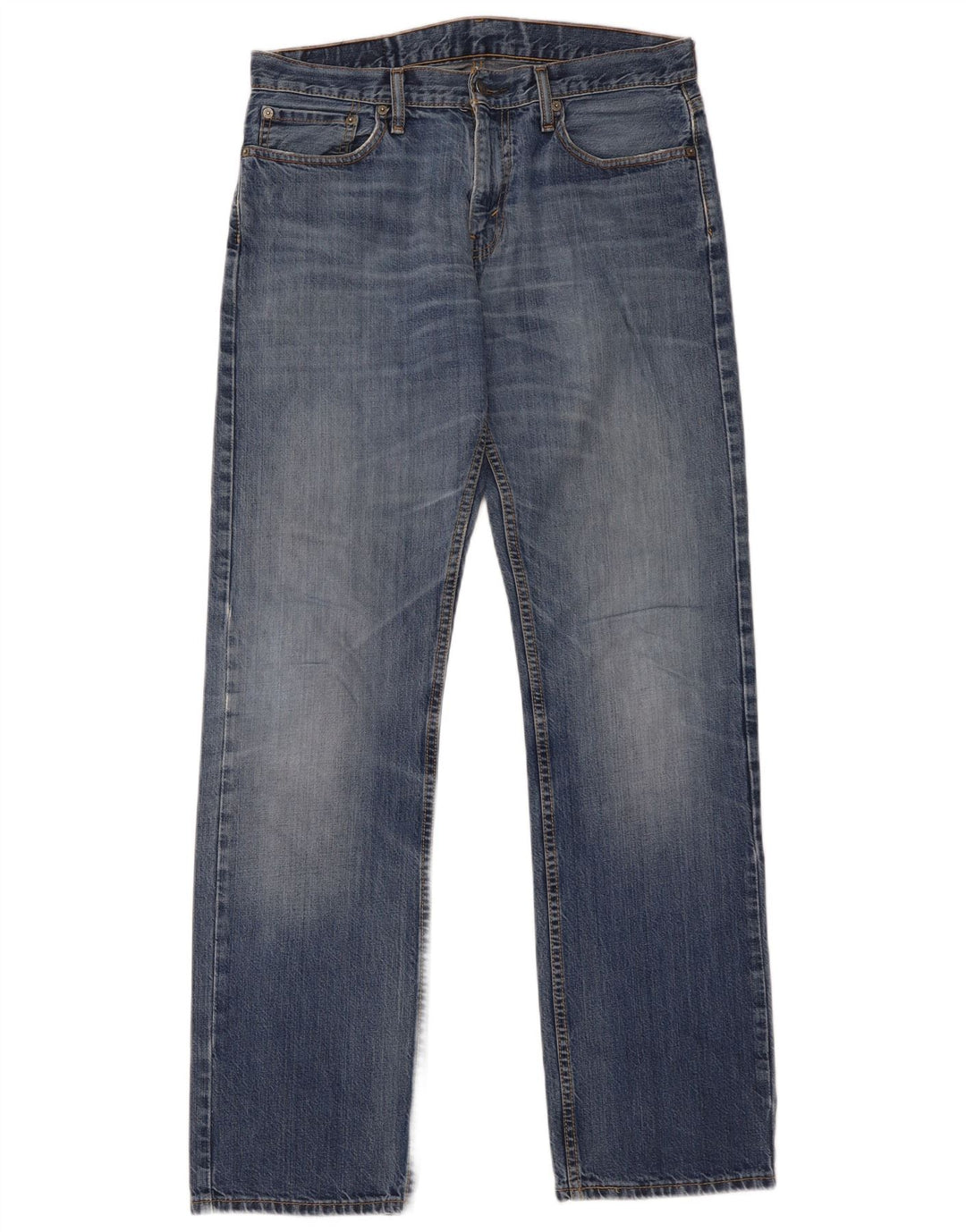 Levi's Herren 514 Straight Jeans W33 L34 Blaue Baumwolle