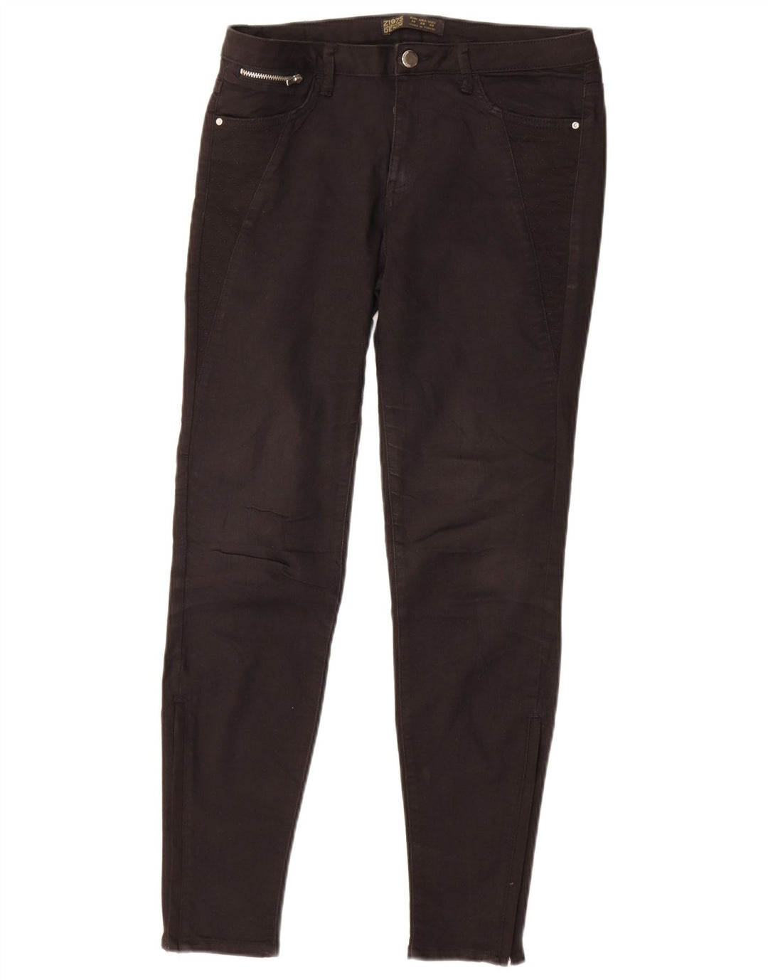 Zara Damen Skinny Jeans EU 40 Medium W30 L28 Schwarz
