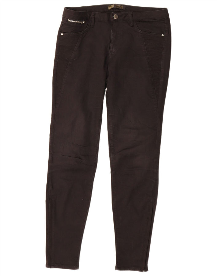 Zara Damen Skinny Jeans EU 40 Medium W30 L28 Schwarz