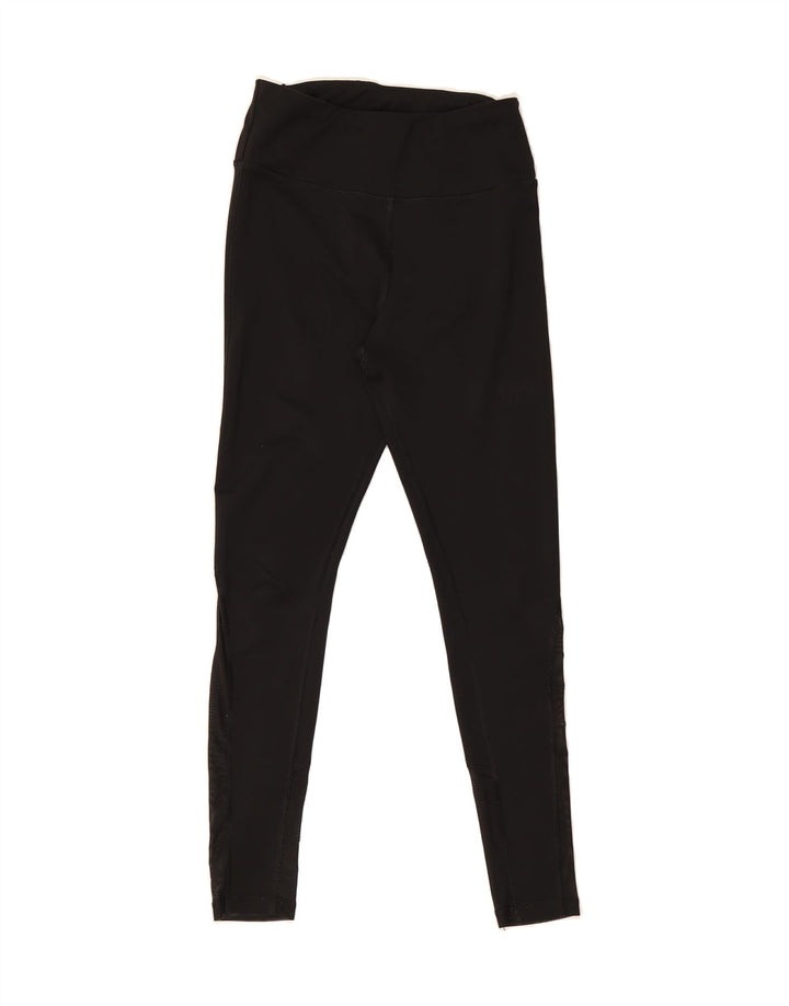 PUMA Womens Leggings UK 8 Small  Black Vintage Puma and Second-Hand Puma from Messina Hembry 