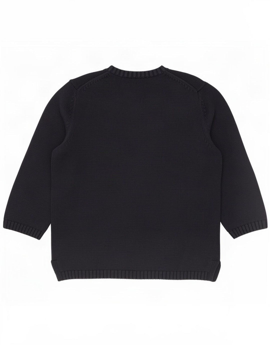 Lands End Jungen-Pullover mit U-Boot-Ausschnitt, 10–11 Jahre, mittleres Marineblau