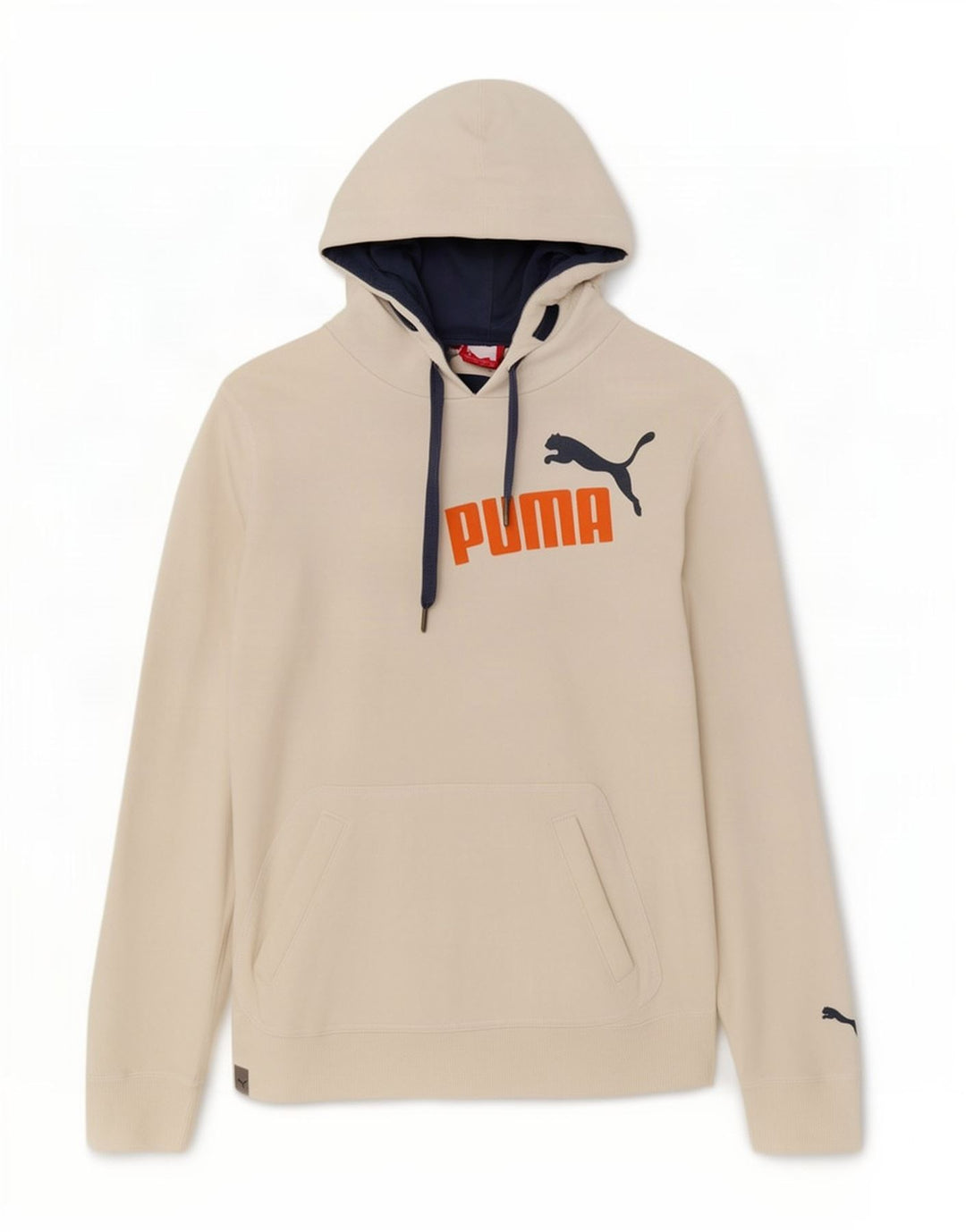 Puma Herren Graphic Hoodie Pullover Mittelweiß