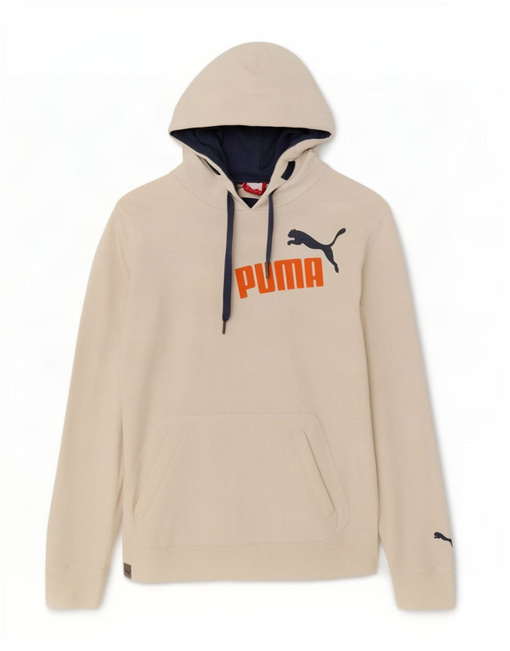Puma Herren Graphic Hoodie Pullover Mittelweiß