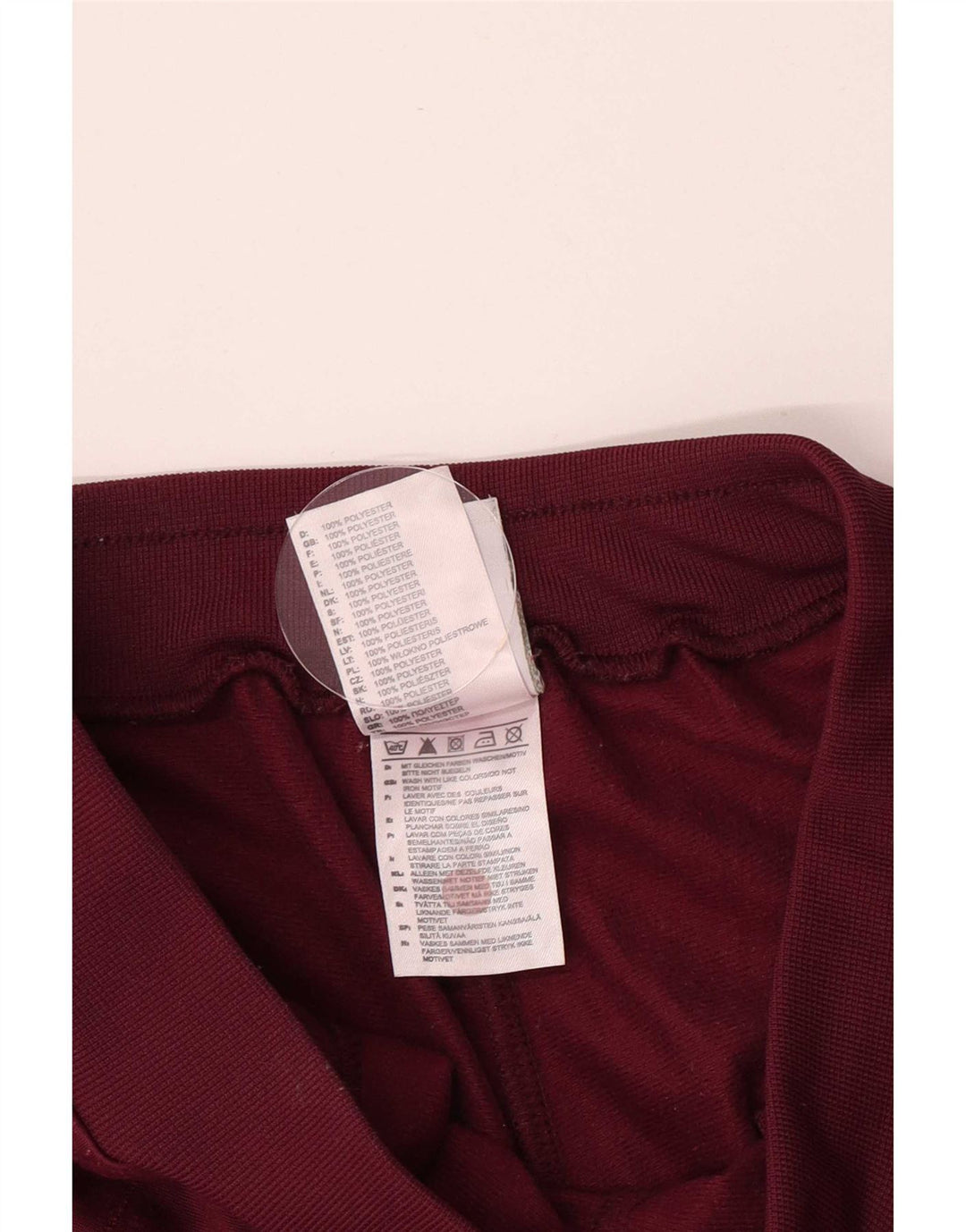 Adidas Damen Trainingshose Jogger UK 16 Large Maroon Polyester