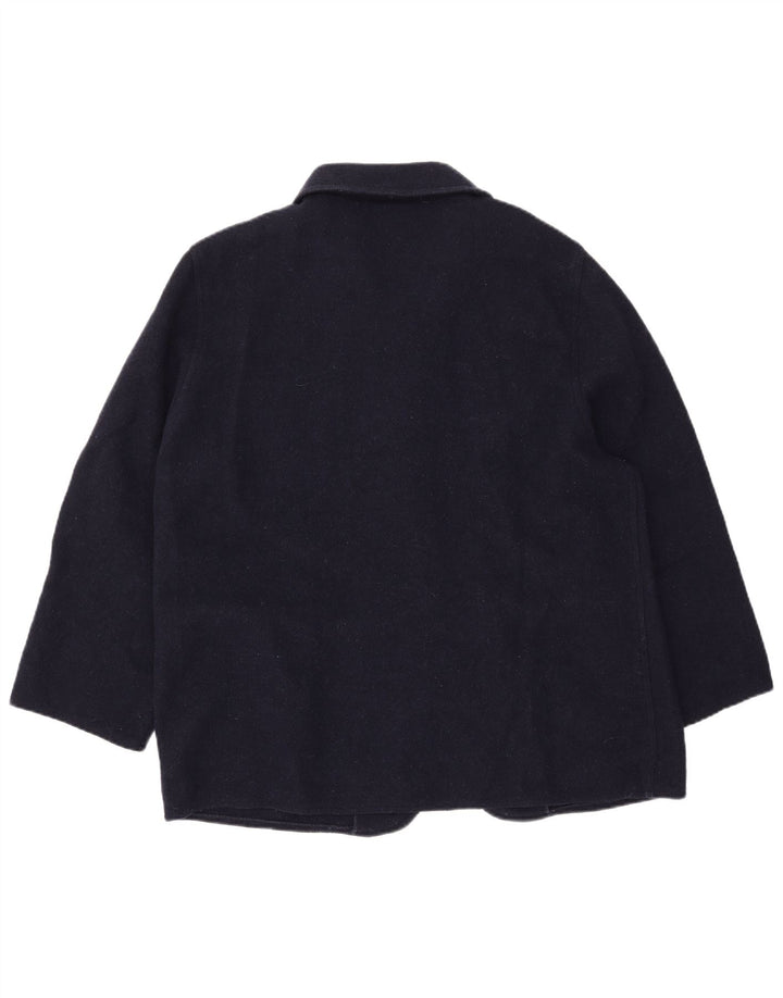 EASY Damen-Blazerjacke mit 3/4-Ärmeln und 4 Knöpfen, IT 46, Größe L, Marineblau