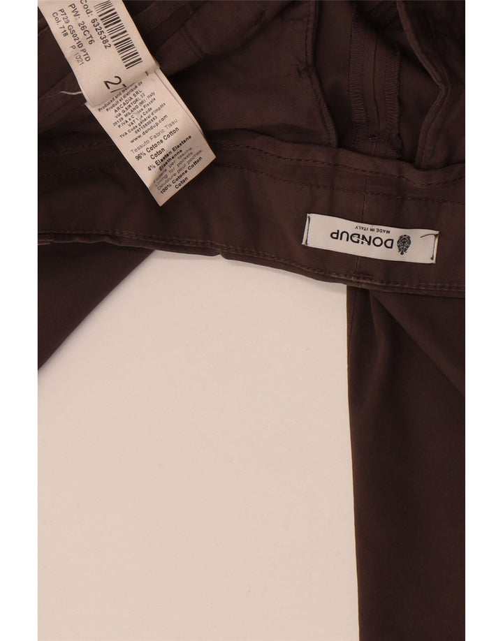 Dondup Slim Chino-Hose für Damen, W27, L27, graue Baumwolle