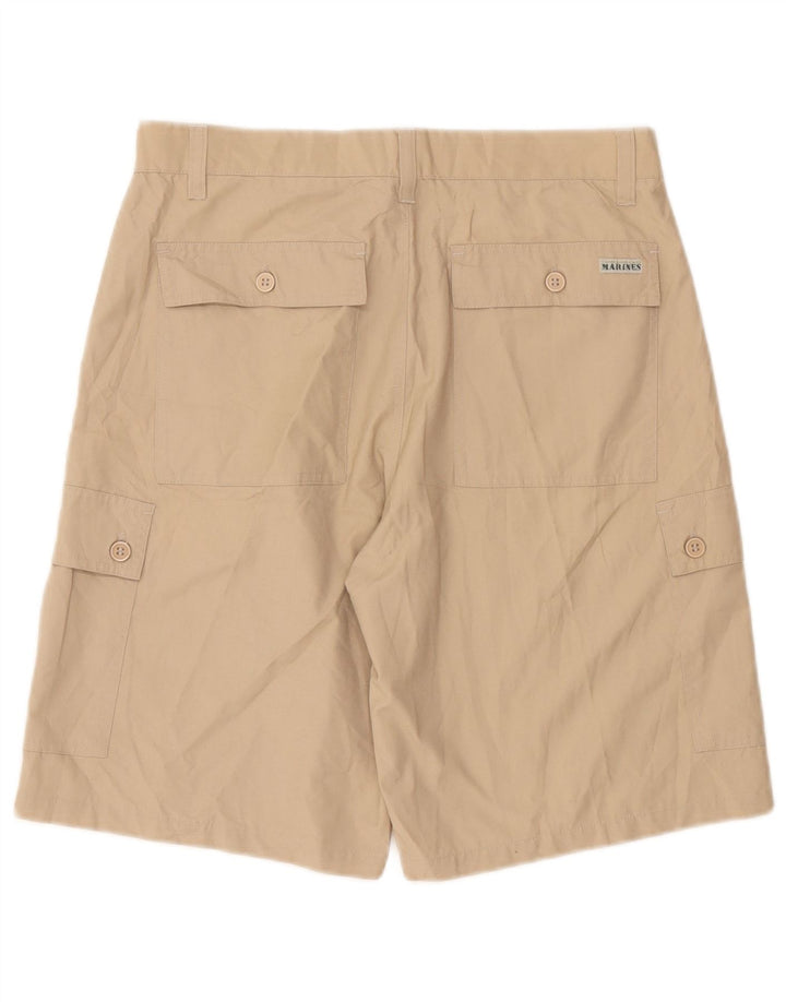 Vintage Herren Cargo Shorts IT 48 Medium W32 Beige