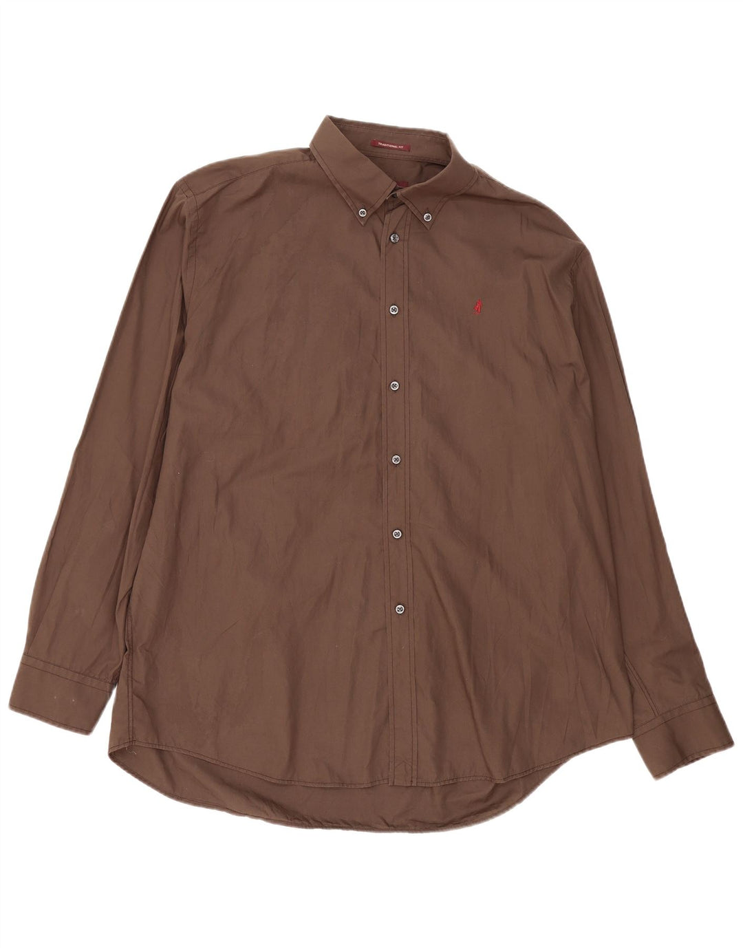 Marlboro Classics Herrenhemd 2XL Braun Baumwolle