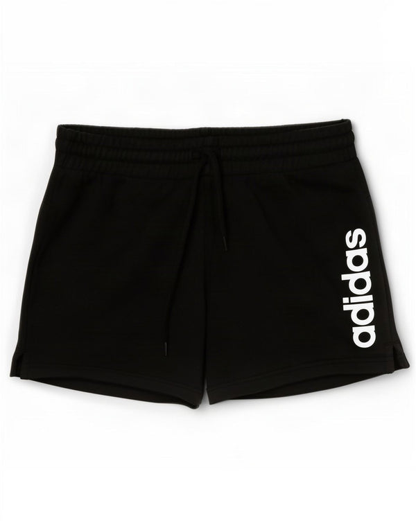Adidas Damen Graphic Sport Shorts UK 8/10 Small Schwarz