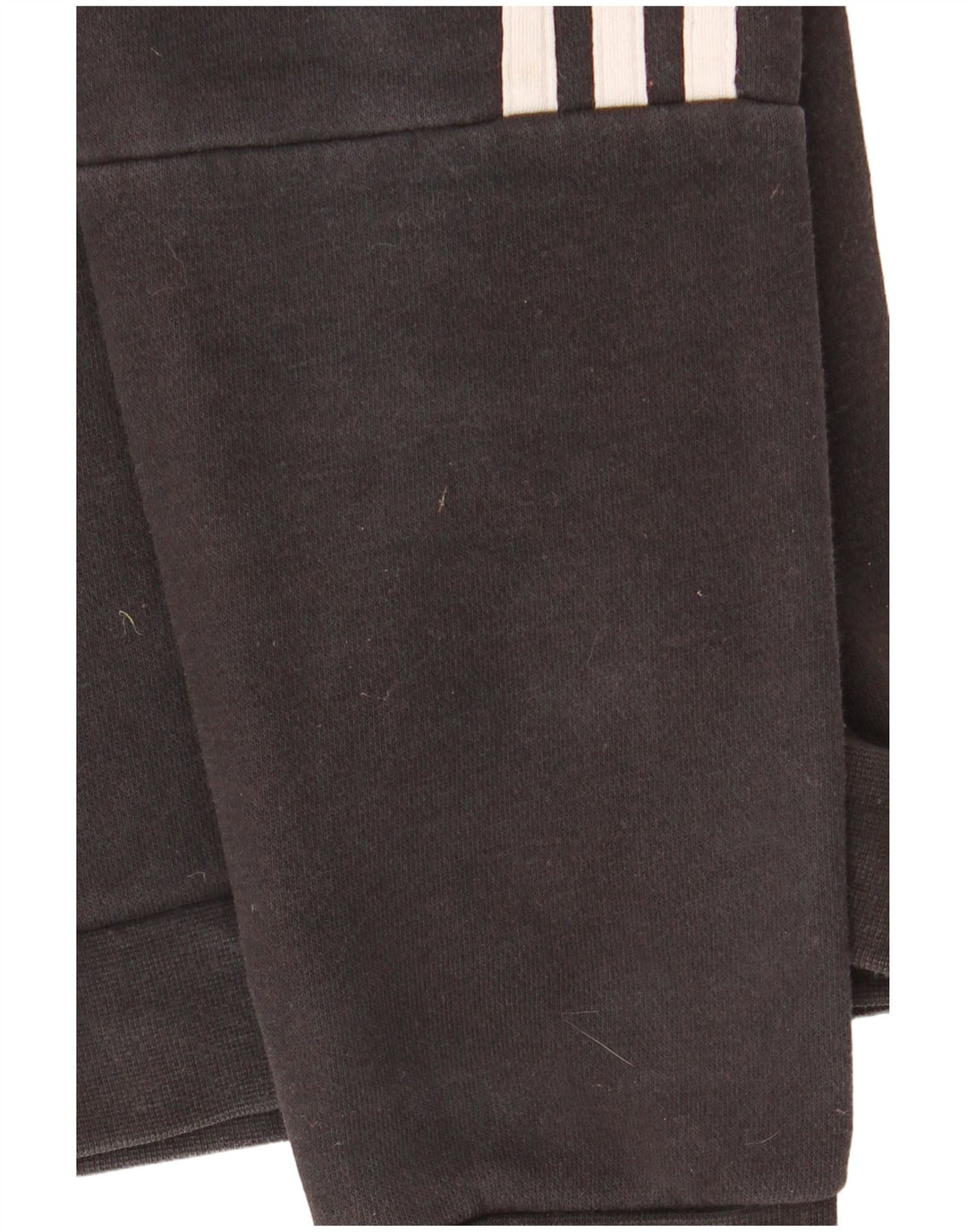 ADIDAS Kapuzenpullover mit Reißverschluss für Jungen, 11–12 Jahre, schwarze Baumwolle