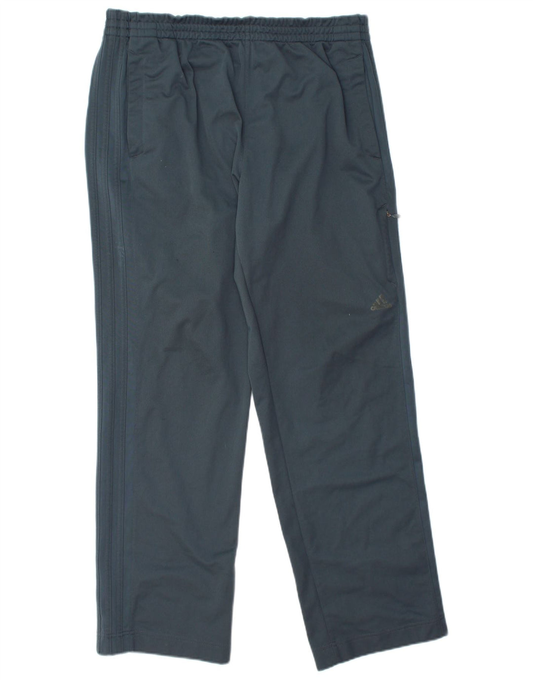 ADIDAS Mens Tracksuit Trousers Large  Blue Polyester