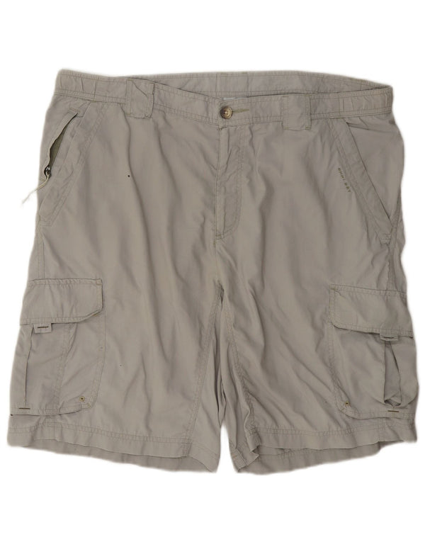 Columbia Herren Titanium Cargo Shorts Large W36 Graues Polyamid