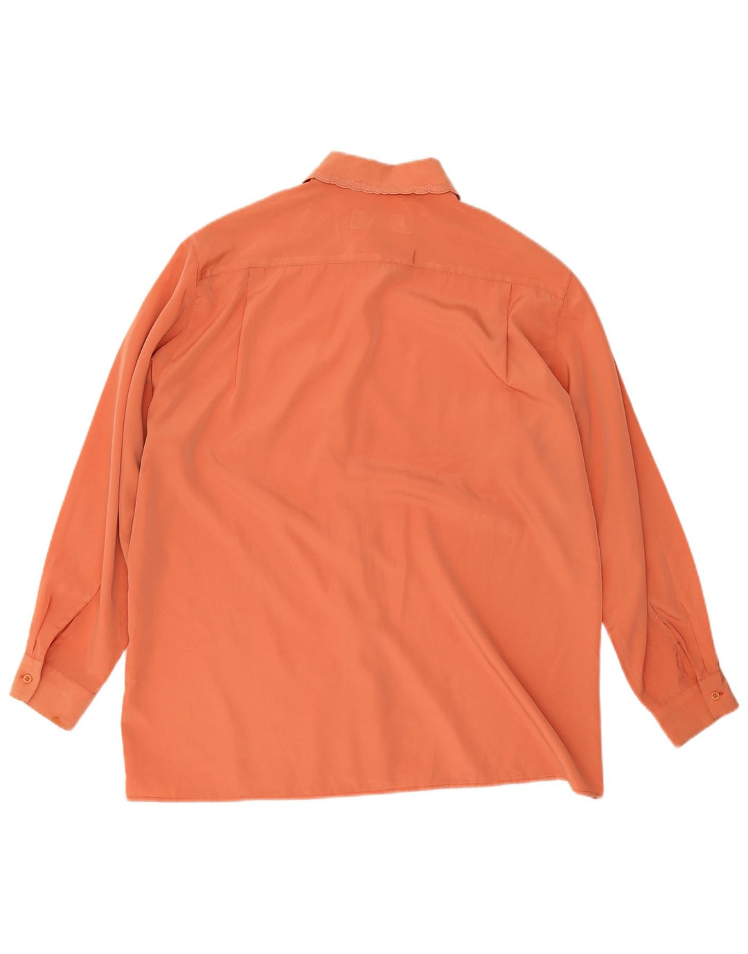 Cacharel Damen Hemdbluse UK 16 Large Orange Polyester