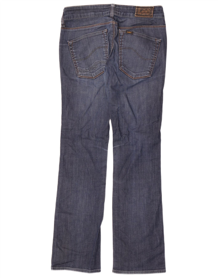 Lee Damen Bootcut-Jeans W28 L31 Marineblau
