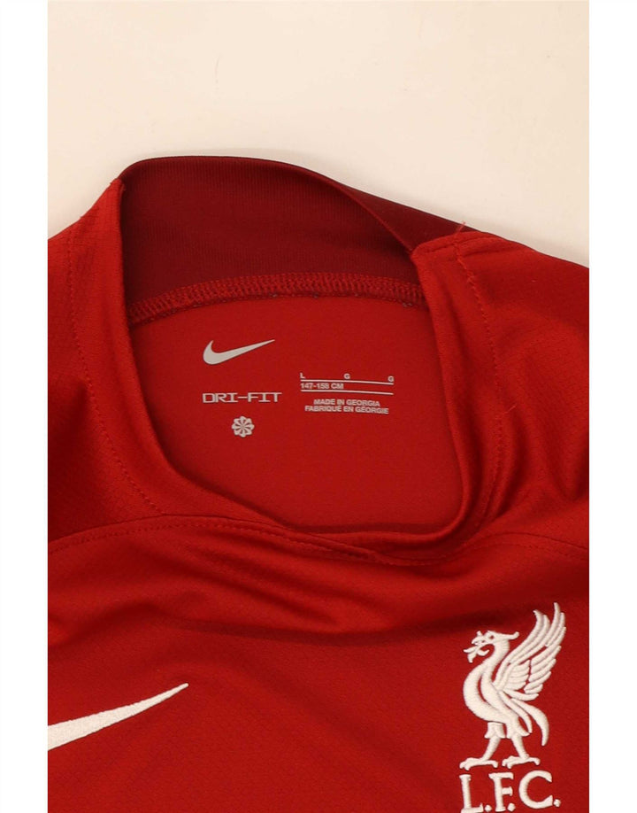 Nike Liverpool Grafik-T-Shirt für Jungen, 12–13 Jahre, groß, rotes Polyester