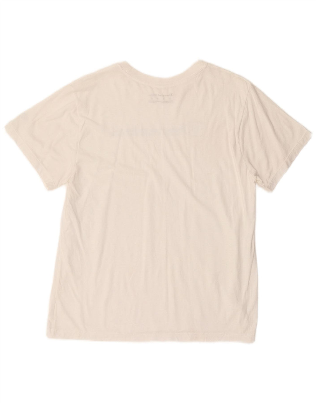 Champion Damen Grafik T-Shirt Top UK 16 Large Weiß