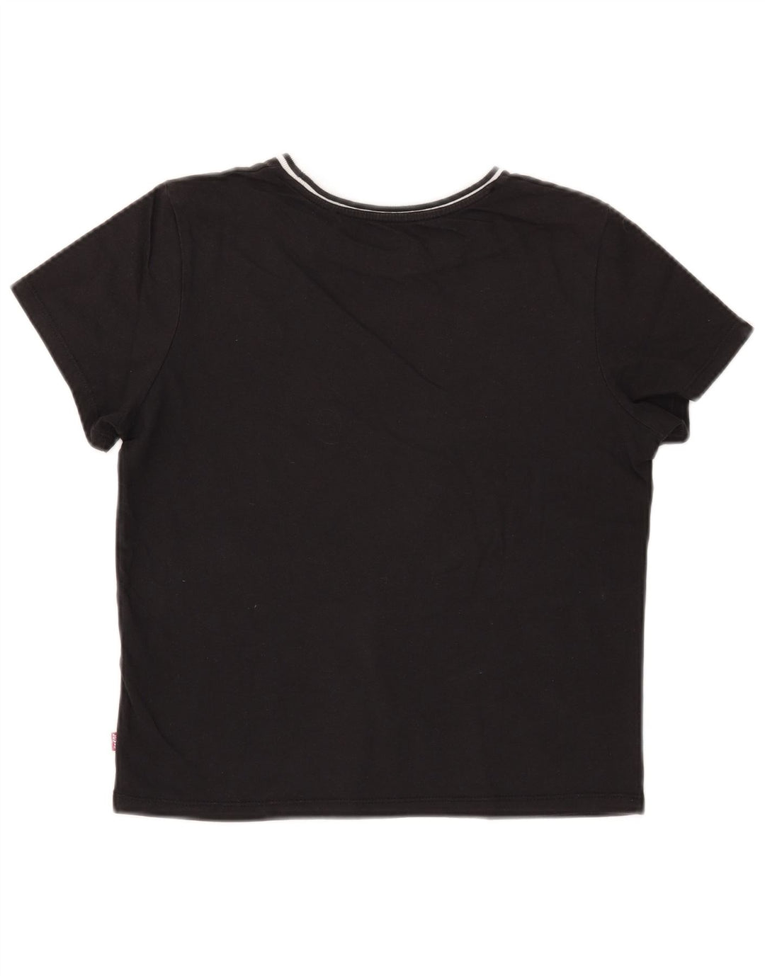 LEVI'S Damen T-Shirt Top UK 6 XS Schwarz