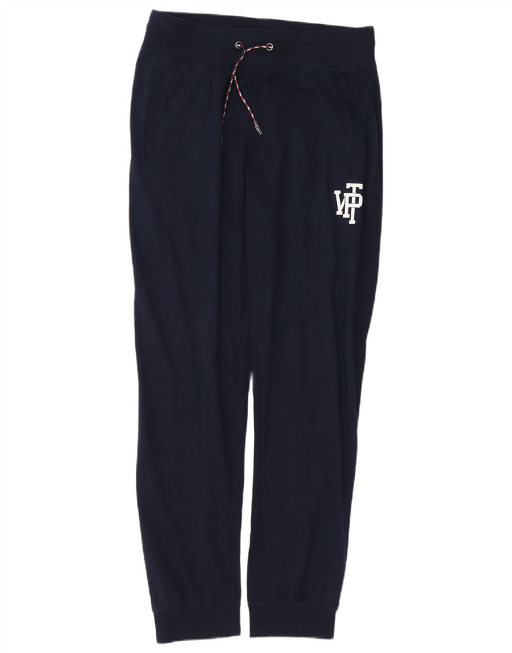 Ellesse Herren-Trainingsanzughose mit Grafik, mittelblaue Baumwolle, mittelblau