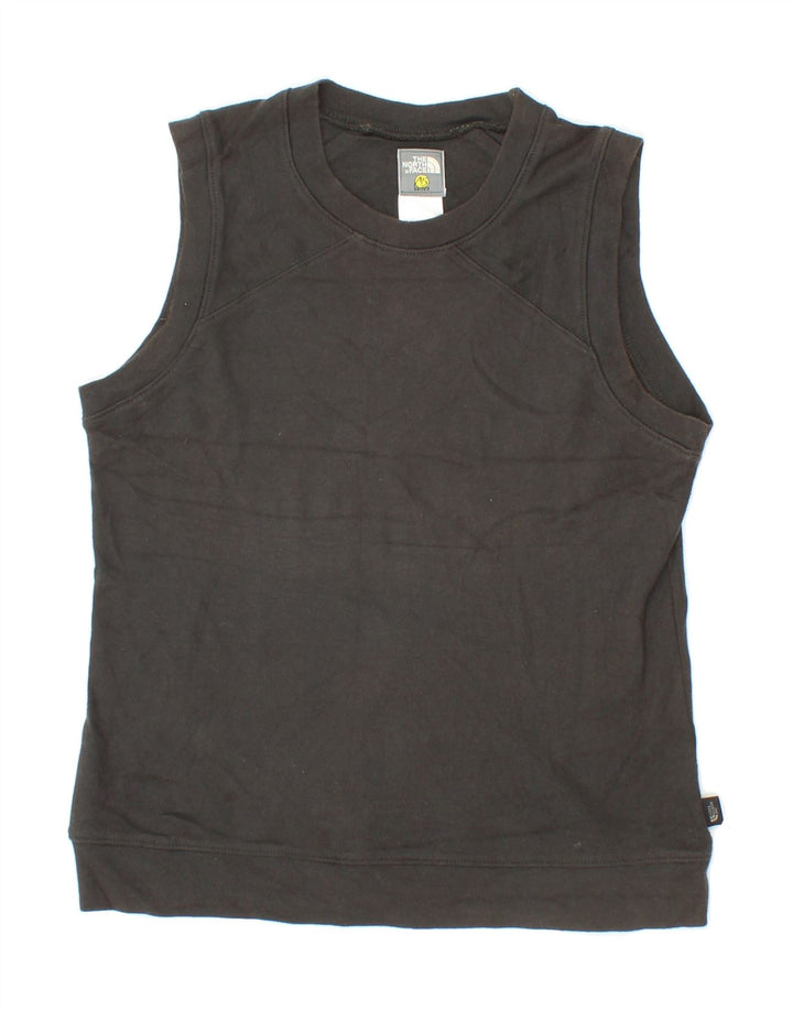 THE NORTH FACE Damen Weste Top UK 14 Large Schwarz Baumwolle