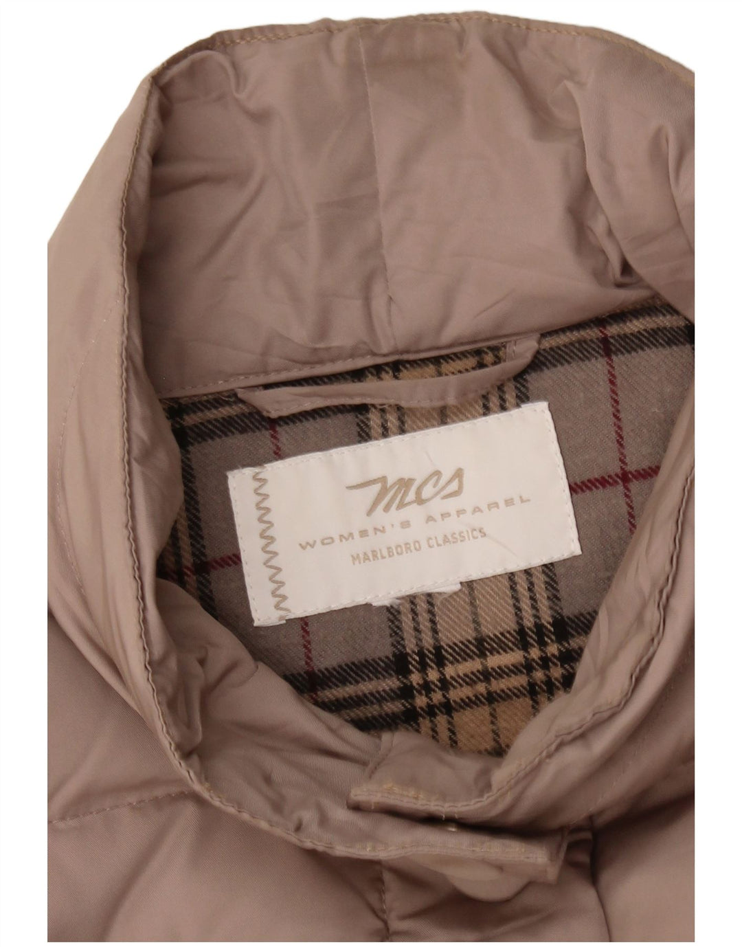 MARLBORO CLASSICS Damen Wattierte Jacke UK 16 Large Beige