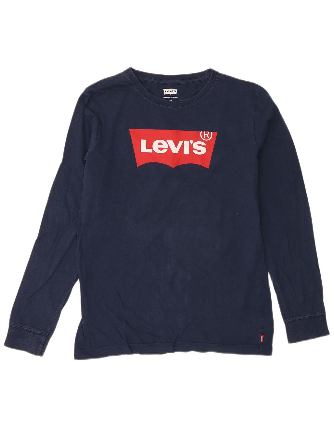 Levi's Jungen Graphic Top Langarm 15–16 Jahre Marineblaue Baumwolle