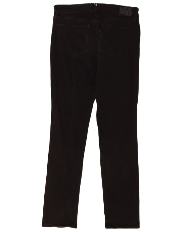 Levi's Damen 712 Slim Jeans W30 L32 Schwarze Baumwolle