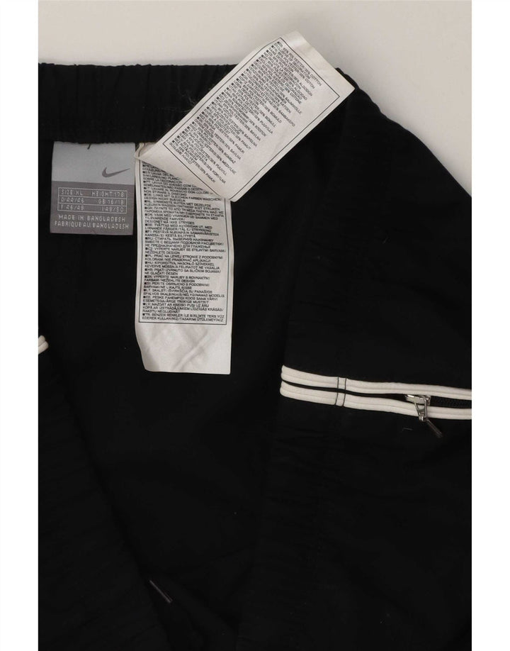Nike Damen-Trainingshose UK 16/18 XL, schwarzes Polyester